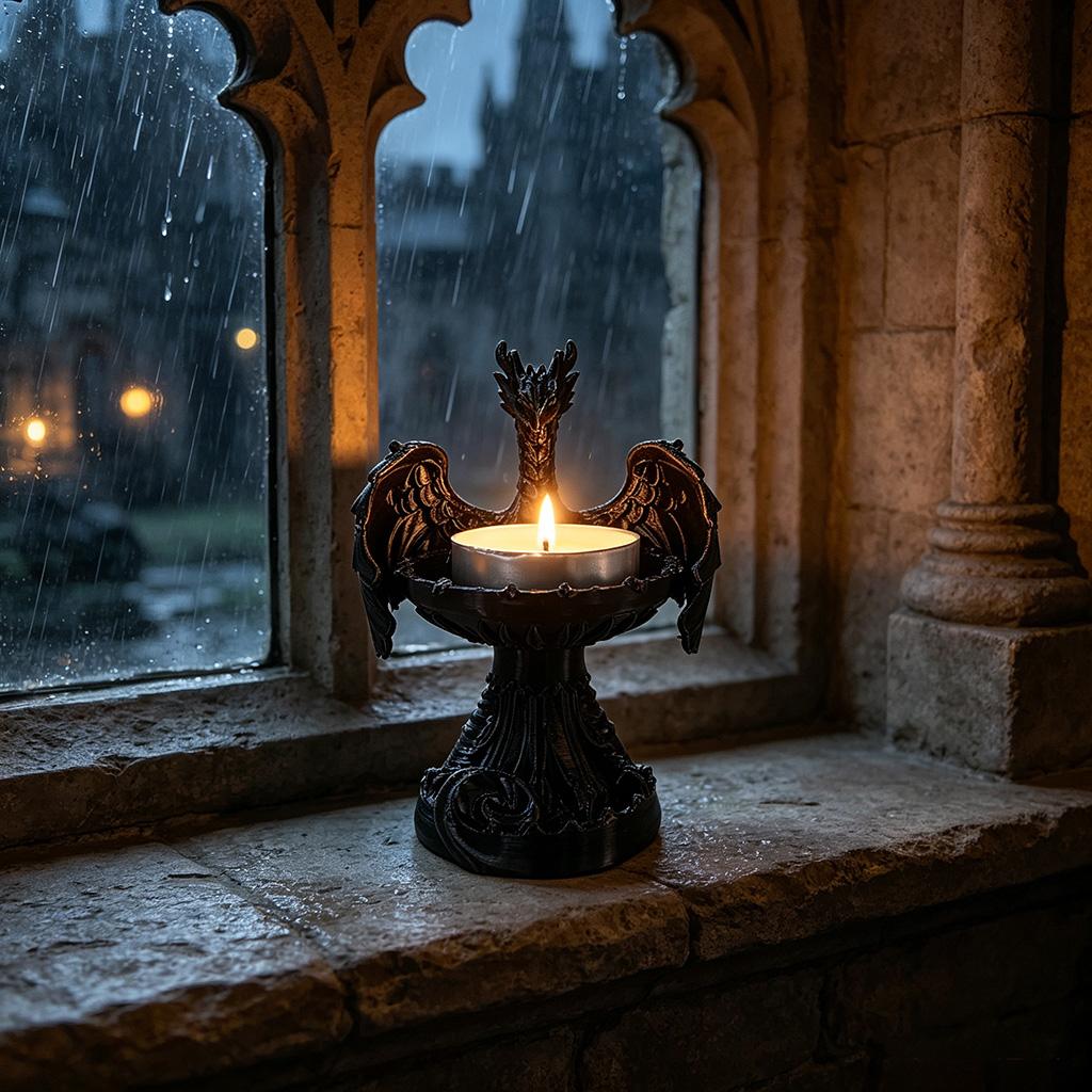

Dragon Themed Resin Candle Stand - Perfect Gift for Dragon Lovers & Home Styling