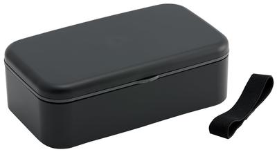 Skater PLB10HB Biomass Bento Box with Large Capacity Lunch Belt Dishwasher and Microwave Made In Ash Black Chopsticks, 1000ml, Included, Safe, Japan,