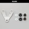 Daytona 61197 Motorcycle Meter Stay, Mounting Width 1.8 Inches (45 Mm), Mounting M10, Anti-Vibration Rubber, Stainless Steel, Center/10° Bend