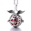 Hot-selling Aromatherapy Ancient Silver Style Cage Type Hollow Necklace Essential Oil Diffuser Perfume Box Ancient Hanfu Accessories