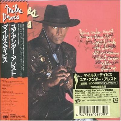 CD MILES DAVIS - You're Under Arrest SICP1237 Sony Records In 2006 Japan ObiJazz Used