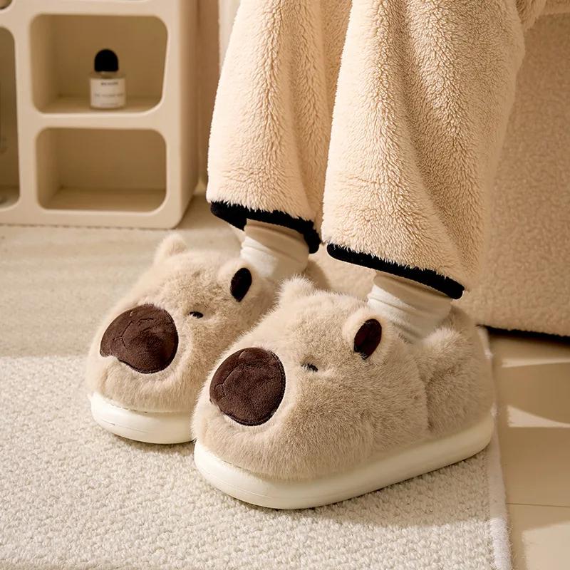Fashion Cotton Slippers Women Winter Shoes for Women Household Use Women's Indoor Warm Cotton Shoes Womens Shoes