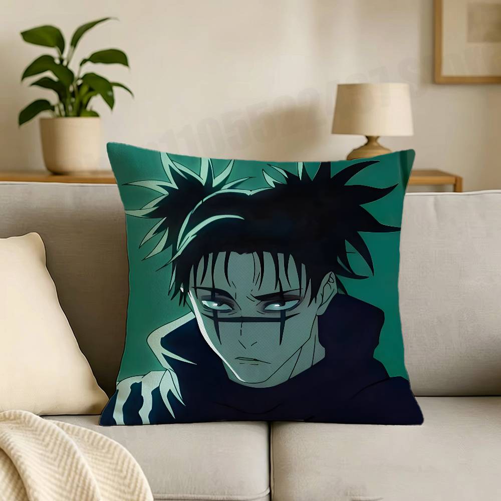 Choso Anime JJujutsu KKaisen Print Throw Pillow Cover Square Cushion Case for Living Room Bedroom Decor