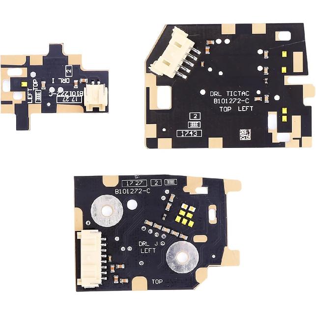3PCS levé bílé LED desky pro denní svícení, čipy pro světlomety pro Range Rover Velar 2018 2019 2020 2021, desky pro denní svícení Angel Eyes