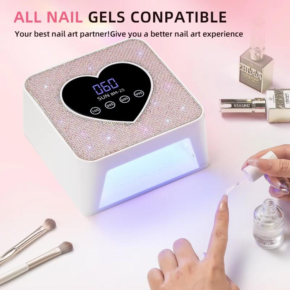 Fast Curing UV Nail Lamp Auto Sensor Nail Curing Lamp USB Plug-in Nail Dryer Machine  Pedicure Use