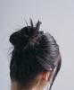 Sentiments No.425 [Black] Wave Hair Pin 2Set