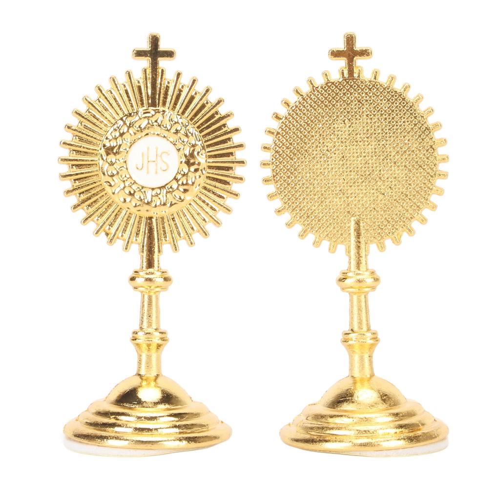 Catholic Table Decoration Alloy Christian Communion Statue Ornament for Religious Party Office Car