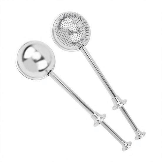 Tea Strainer Stainless Steel Double Layer Fine Filter with Long Handle Dishwasher Safe Tea Infuser for Brewing Tea And Herbs