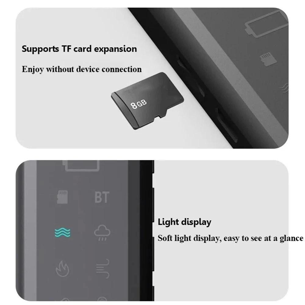 Sleep Aid Bone Conduction Soundbar Support TF Card Wireless Stereo Sleep Sound Box  Bedroom