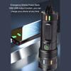 Zoom Flashlight Multi Lighting Modes White Light Flashlight 10200mAh Battery Far Near Illumination for Travel Camping Fishing