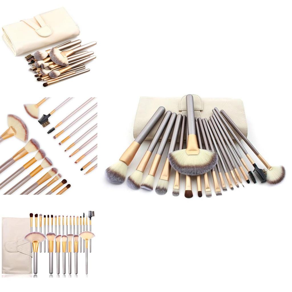 Makeup Brush Set With 12 Synthetic Fiber Brushes For Professional And Gift Use