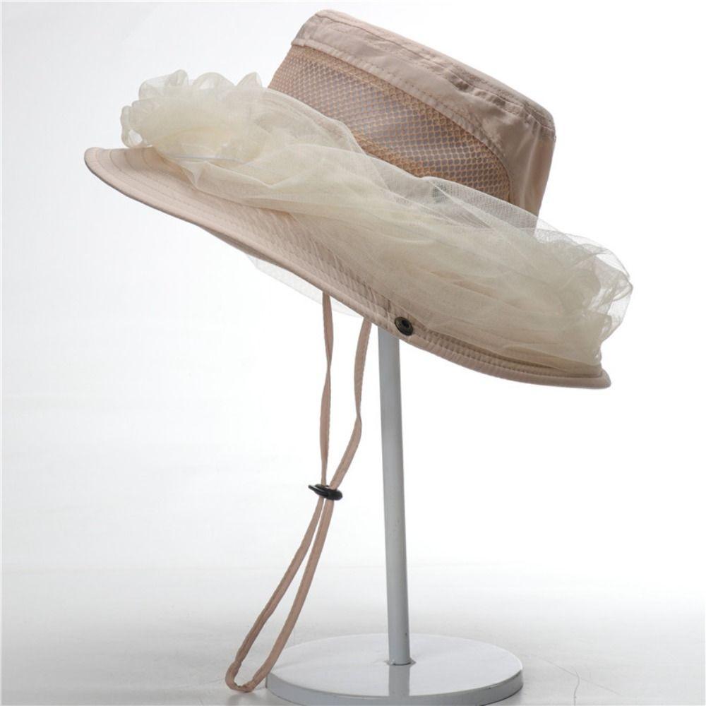 Hat-Veil Beekeeping Hat Insect Mesh Hat Mosquito Net Hat Outdoor Fishing Sun Cap Anti Bee Hat