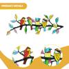 Branch Birds Metal Wall Art Decor Crafts Decorative Sculpture Ornament for Farmhouse