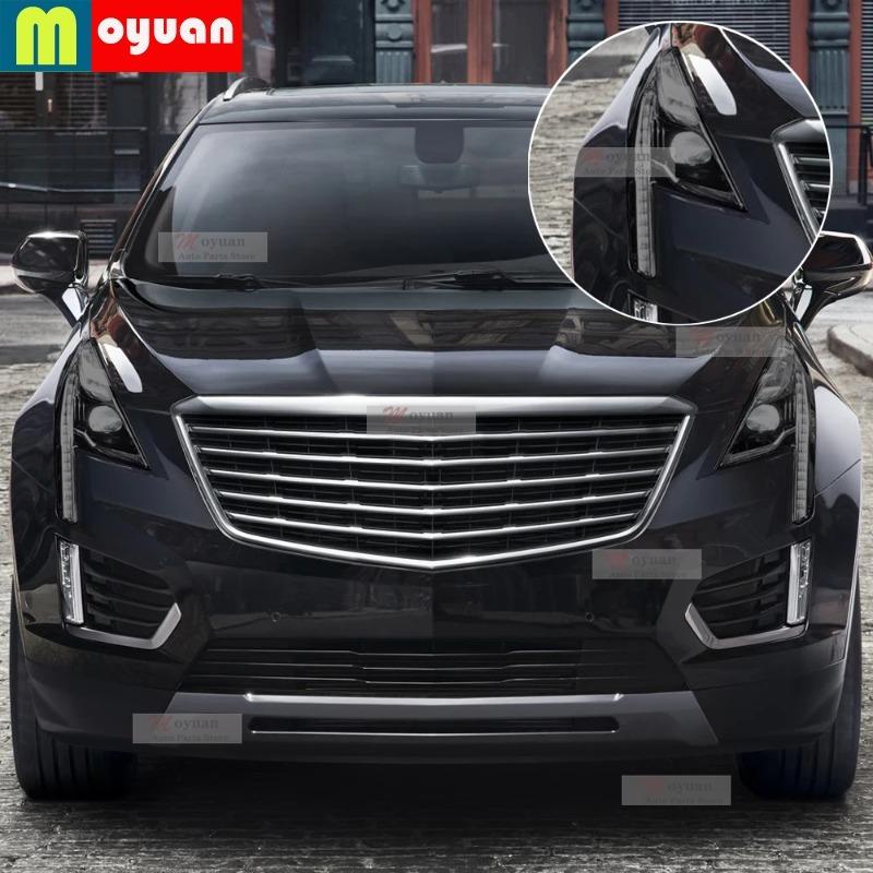 Für Cadillac XT5 2016-2026 Auto Scheinwerfer Schutz Auto Folie Frontscheinwerfer Transparent Schwarz TPU Außen Aufkleber Auto Zubehör