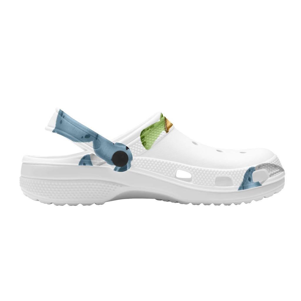 Adult Unisex Graphic Printed EVA Casual Clogs Breathable Soft Slip On Soft Shoes Lightweight Summer Sandals Indoor Outdoor Wear