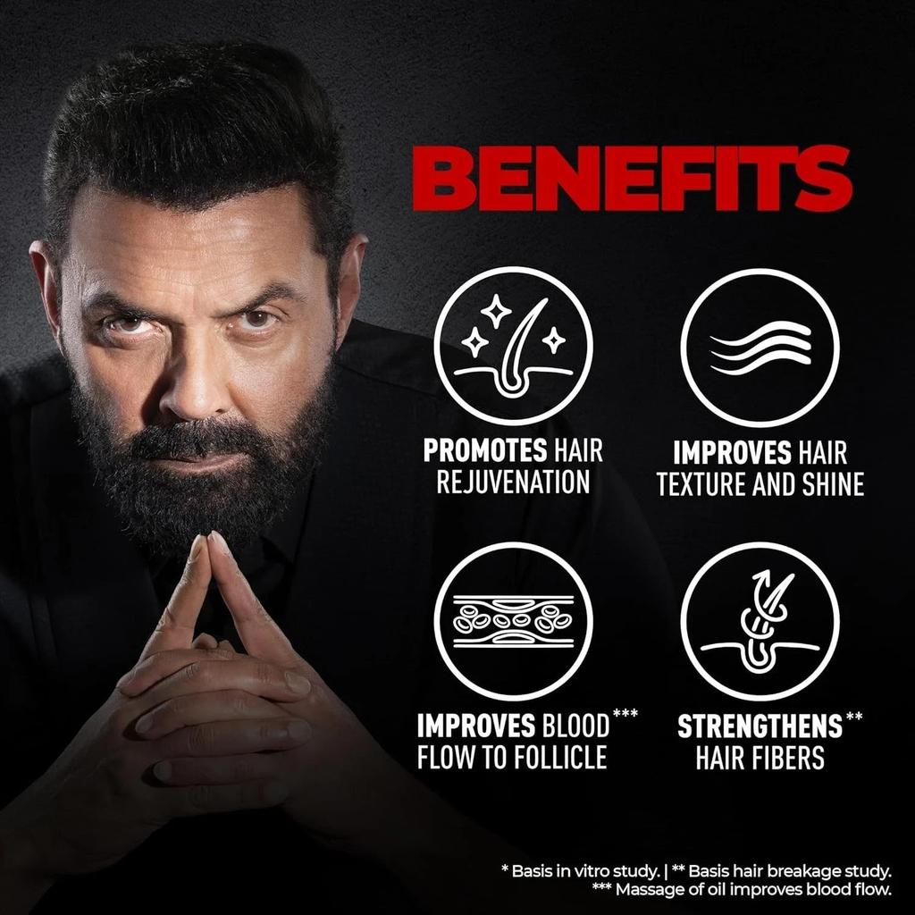 Beardo Beard and Hair Growth Oil 50ml |For Faster beard growth and thicker Beard