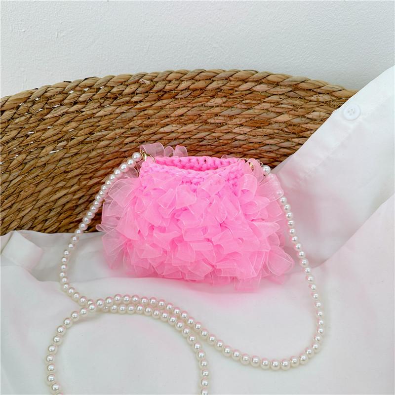 

Mini Childrens Lovely Shoulder Bag With Stylish Bow And Bright Options Color рожевий