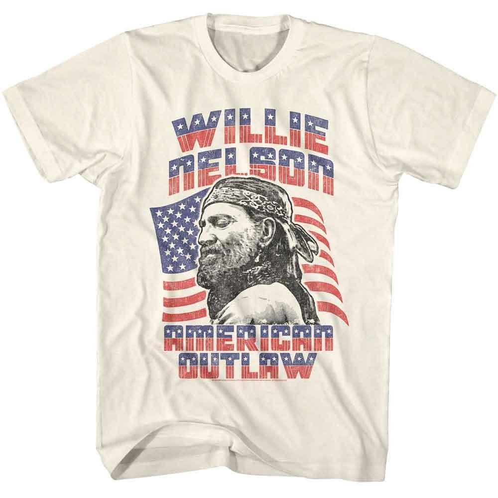 Willie Nelson Americana Outlaw Natural Music Shirt XXL