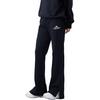 Kappa Solid Color Comfortable Simple Skin-Friendly Straight Leg Knitted Sports Pants Women Bottoms Black K0E62AK31D-990