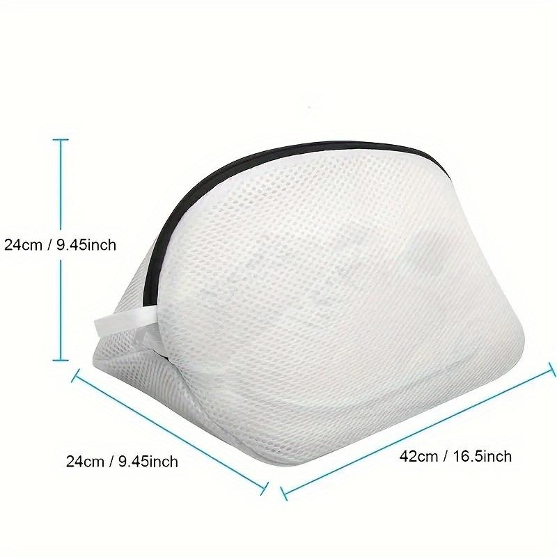 1Pc Oval Shoe Washing Machine Bag Suitable for All Shoe Types,and Can Be Put Into The Washing Machine for Use