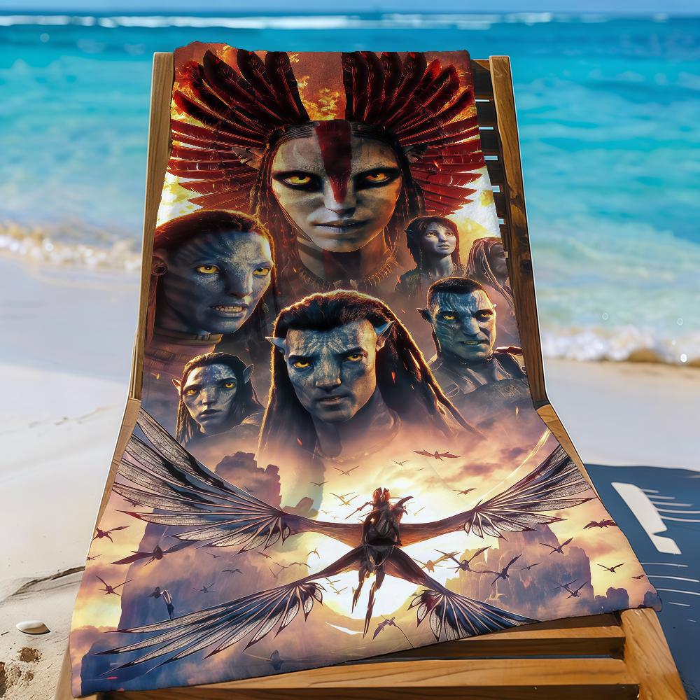 

Film A-Avatar Fire and Ash Towel Sports Quick Dry Travel Camping Gear Sandproof Soft Light Large Beach Towel W30*H60(CM)