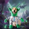 Pet Alien Transformation Outfit Creative Design Fashionable Cat Dog Clothing Party Dressing Photography Colorful Laser Fabric