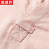Hengyuanxiang Men's Pure Linen V-Neck Short Sleeve T-Shirt