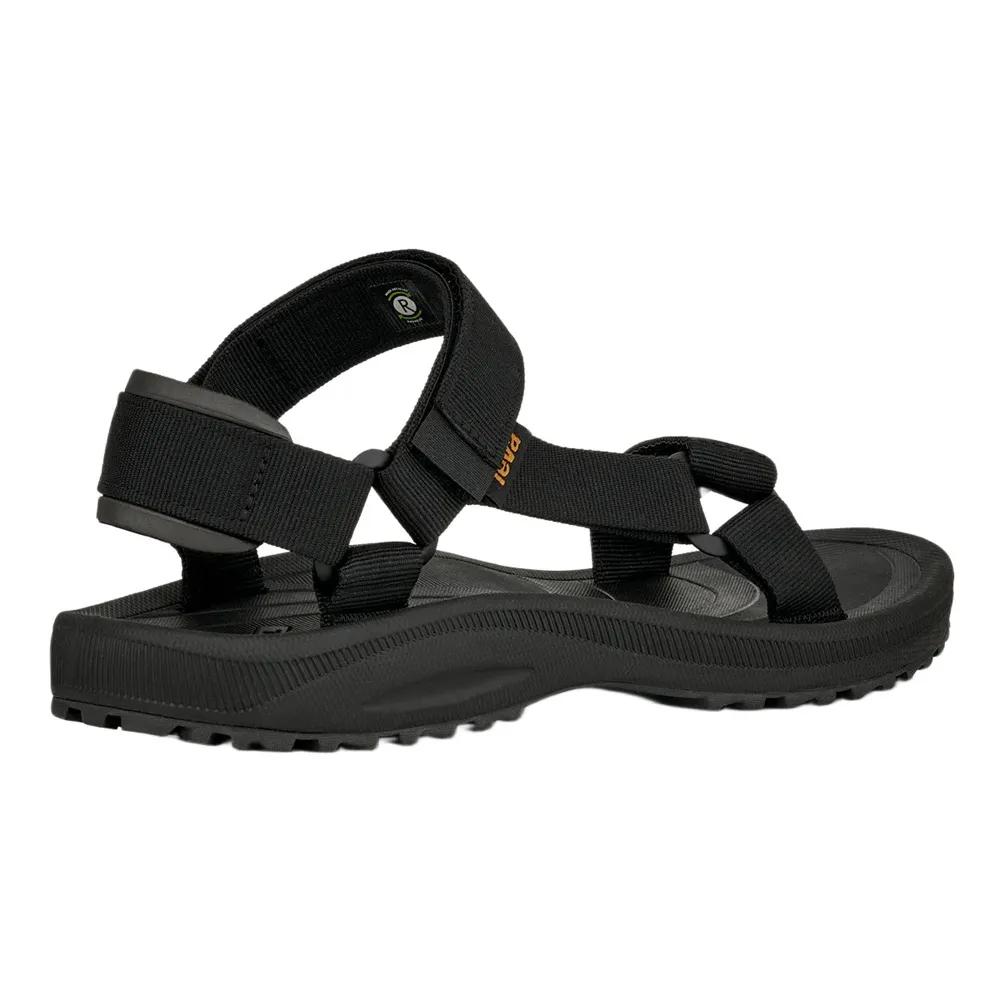 Teva Winsted sandals adjustable hook and loop straps Black
