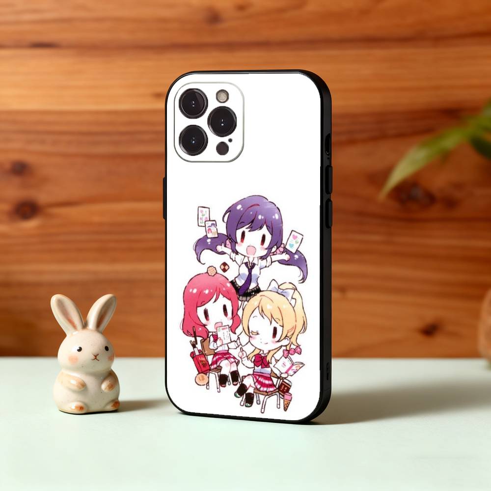 Love Live School ldol Diary Phone Case For iPhone17,16,15,14,13,12,Plus,Pro Max, 5G Others Soft Black Cover