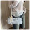 Cute Floral Bow Shoulder Underarm Bags for Women Lightweight Portable Ladies Handbags Simple Sweet Lace Girls Pillow Bag Tote