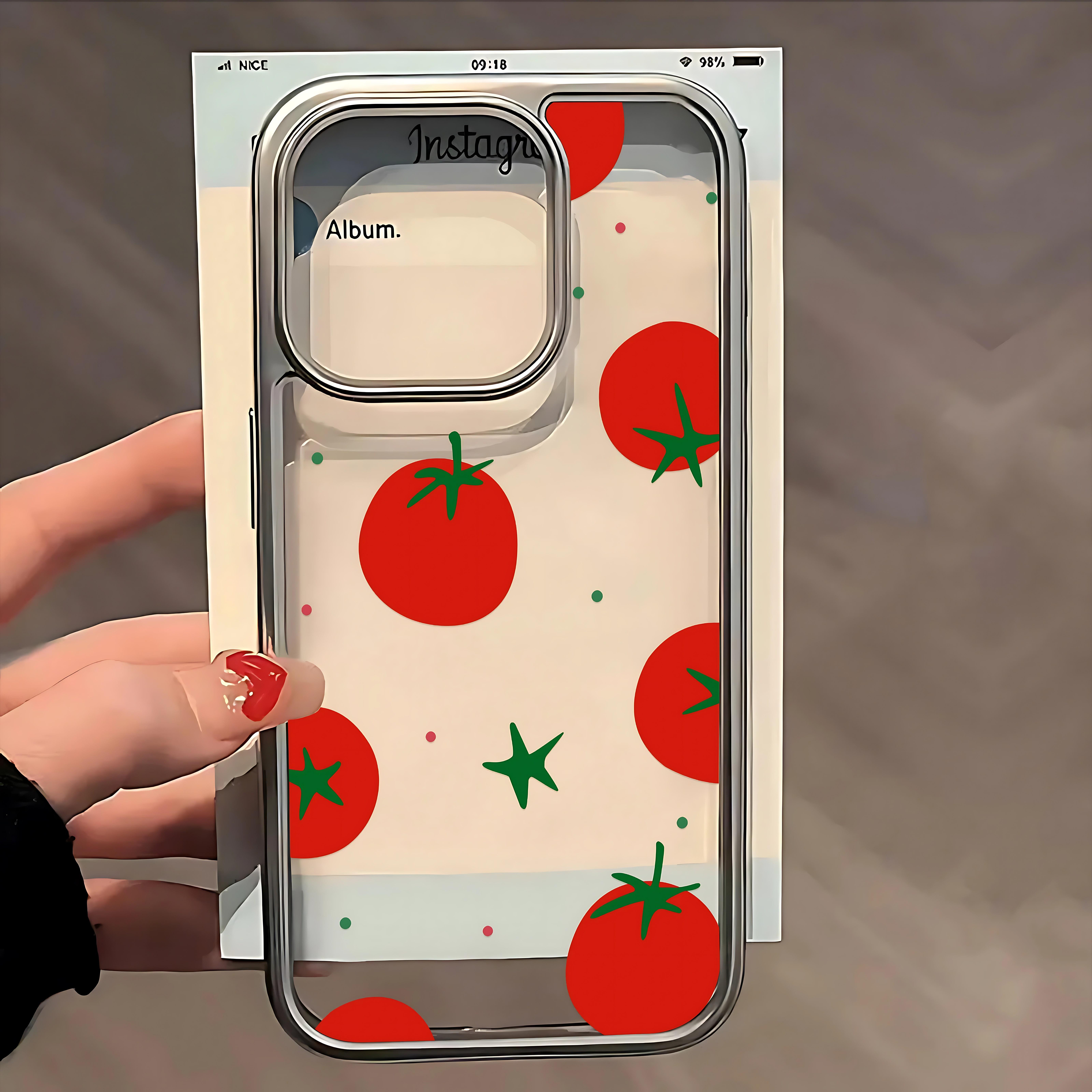 

Корейский чехол для телефона Ins с картошкой в горошек для iPhone 17 16e 16 15 14 13 12 11 Air Pro Max X XR 8 7 Plus Роскошная прозрачная задняя крышка iPhone 11