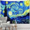 Van Gogh Oil Painting Wall Tapestry Multi Pattern Soft Background Home Decor Multi Size Wall Hanging Aesthetic