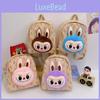 Cartoon Plush Backpack With Canvas Material And Adjustable Straps For Daily Use