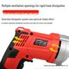 High-Power Hand Drill & Grinder Set with Stepless Speed Control and Toolbox