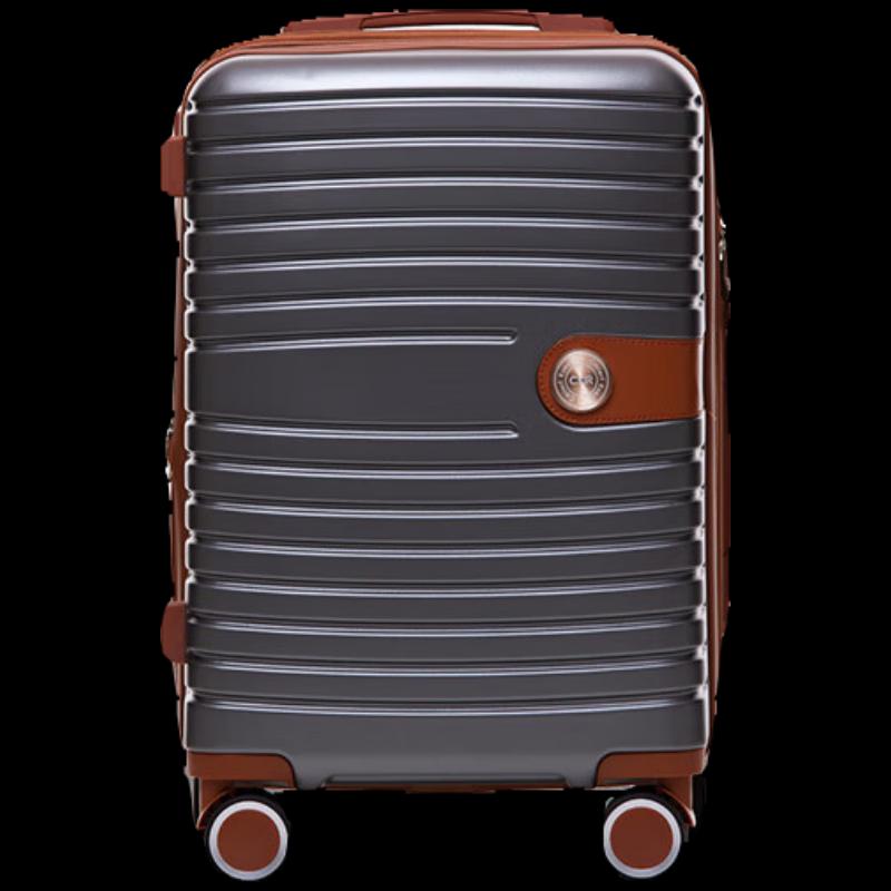 Cmierf Kuect British Retro Hard-shell Spinner Suitcase 24 inch