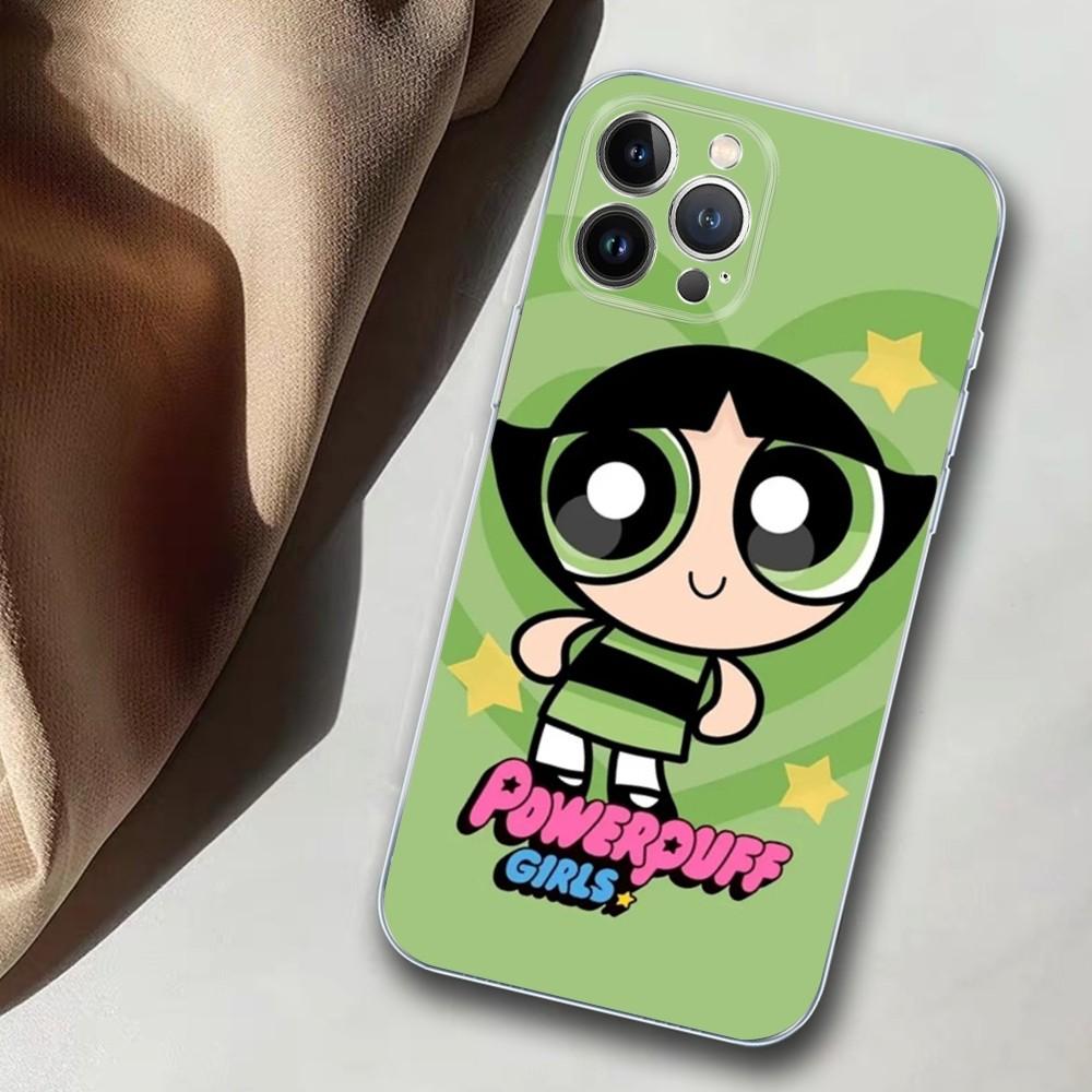 

Girls policeman Power-puffes Phone Case For iPhone 14 11 12 13 Mini Pro XS Max Cover 6 7 8 Plus X XR SE 2020 Funda Shell iPhone 12pro max