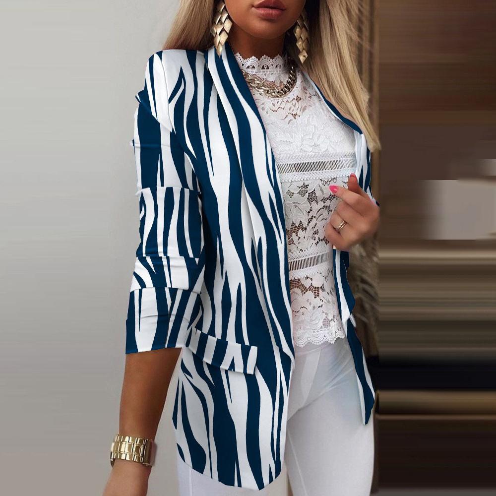 S ~ 5XL Frauen Dünne Mantel Lange Ärmeln Bunte Übergroßen Blazer Herbst Arbeitsplatz Mode Einzigen Taste Casual Anzüge Büro dame