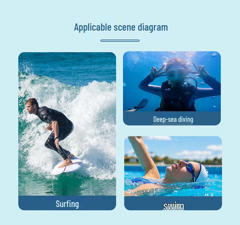 DJI OSMO ACTION 6 Waterproof Diving Case with Dual Cold Shoe Mount - Transparent Protective Accessory