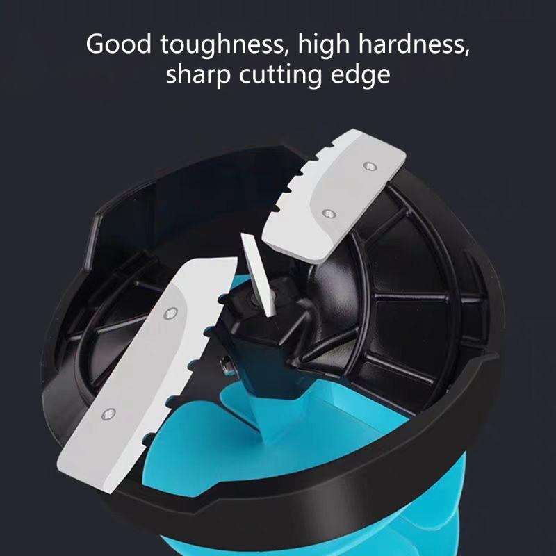 2Pcs 8inch Ice Auger Blades Replacement Auger Blades For Power Ice Auger Tool Equipment Workshop Ice Auger Blades Tool