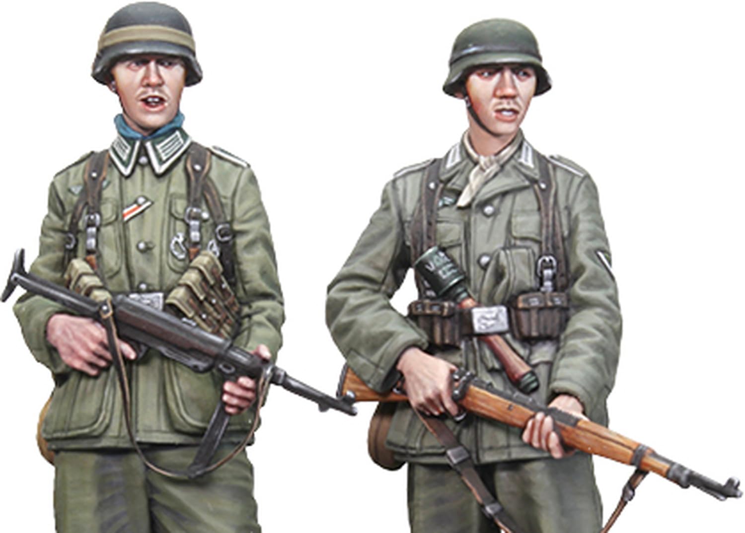 Alpine Miniatures WWII German Panzer Grenadier Set Resin Kit AM35332 1/35 (2 Figures) (Personnel)