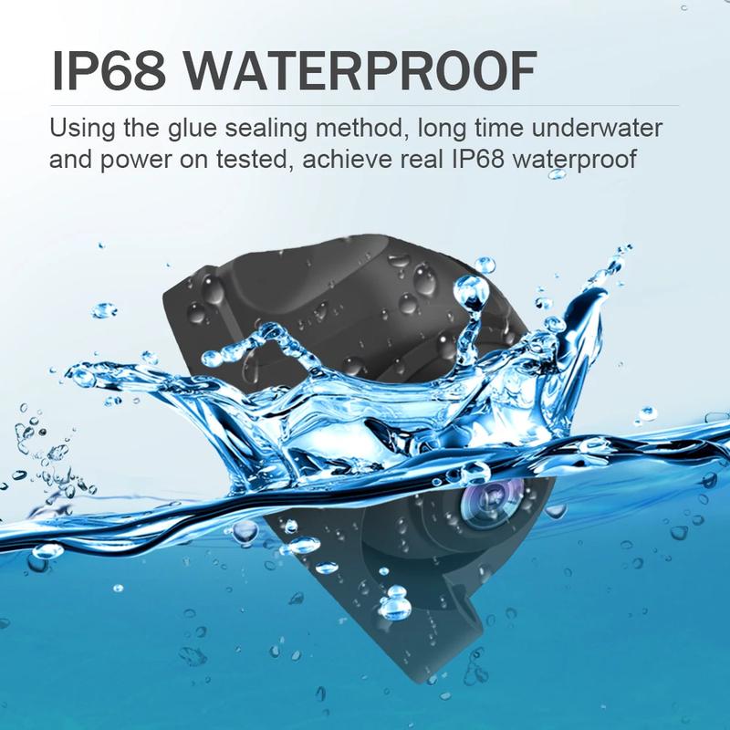 Wide Angle Backup Camera 1080P/720P AHD Side View Camera Starlight Night Vision Vehicle Waterproof Camera For Truck Bus Car RV
