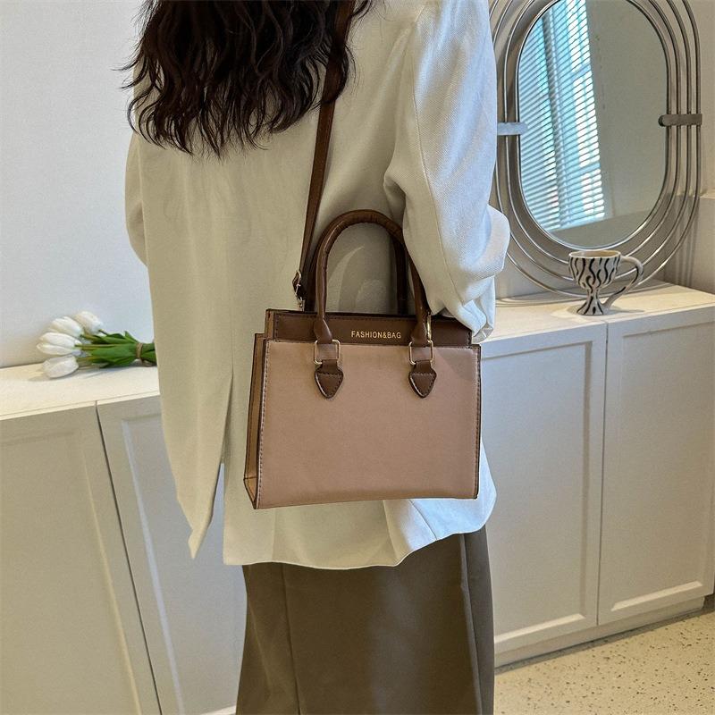 Simple casual handbag bag spring new fashion simple large capacity messenger bag trendy shoulder bag