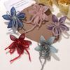 Fashion Crystal Beads DIY Sewing Decals Multi-layer Handmade Crystal Patch Y2K Tassel Studded Patch Corsage Accessory