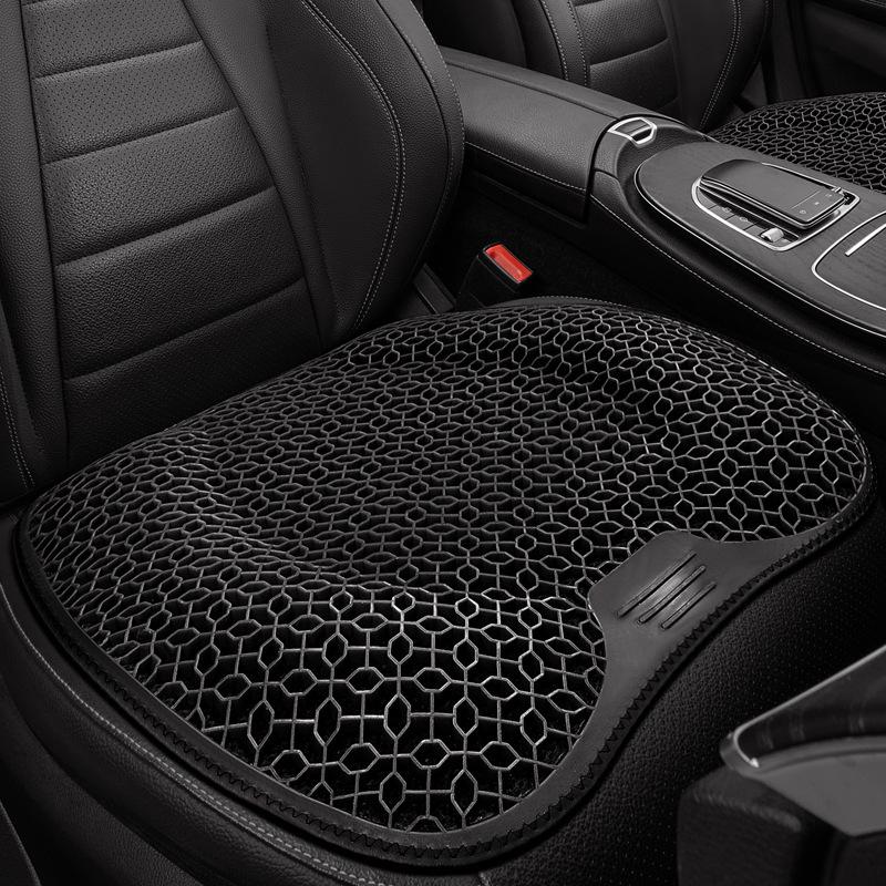 

Summer Honeycomb Gel Car Seat Cushion Office Chair Cooling Pad Ergonomic Lumbar Support Breathable Gel Cushion Driver Office Use Leather&Four Seasons&Basic Function