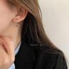 2023 Irregular Circle Earrings: Women's Simple Light Luxury Niche Stud Hoops