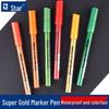 Sta STA1101 Gold Metallic Water-Based Paint Pen, 1mm Fine Tip, for DIY Graffiti and Hand-Painting