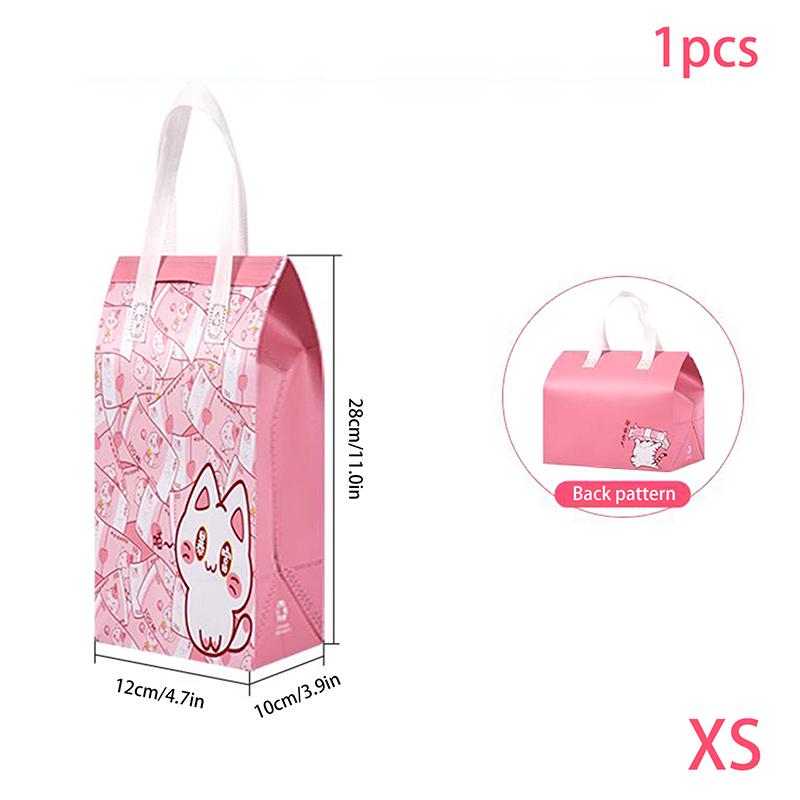 

Чай с молоком Кофе Напиток Изолированная сумка Алюминиевая фольга Десерт Сумка для бенто Многоразовая Еда Торт Напитки Упаковка Сумка для переноски Нетканый материал Extra Small