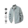 New Heavy Shirt Jacket Senior Men's Spring and Autumn Wear-resistant Retro Trendy Brand Men's Loose Lapel Jacket