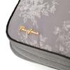 Francfranc Classic Flower Compression Dark Travel Organizer, Large, Gray, Water-Repellent,