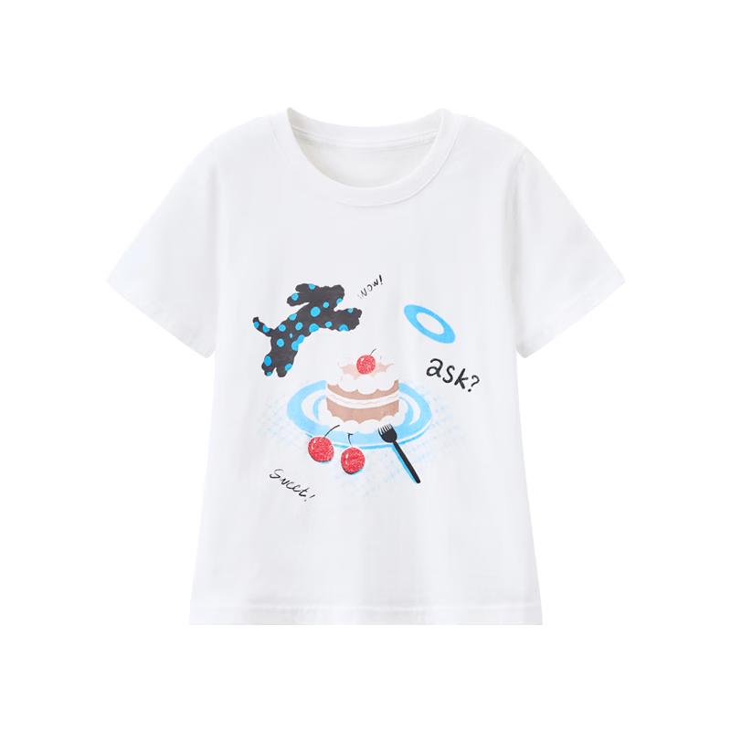 

ASK JUNIOR Girls 2026 Summer Short Sleeve Round Neck T-shirt 170